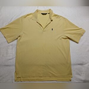 Polo Golf Ralph Lauren Shirt Mens XL Polo Short Sleeve Golf Yellow